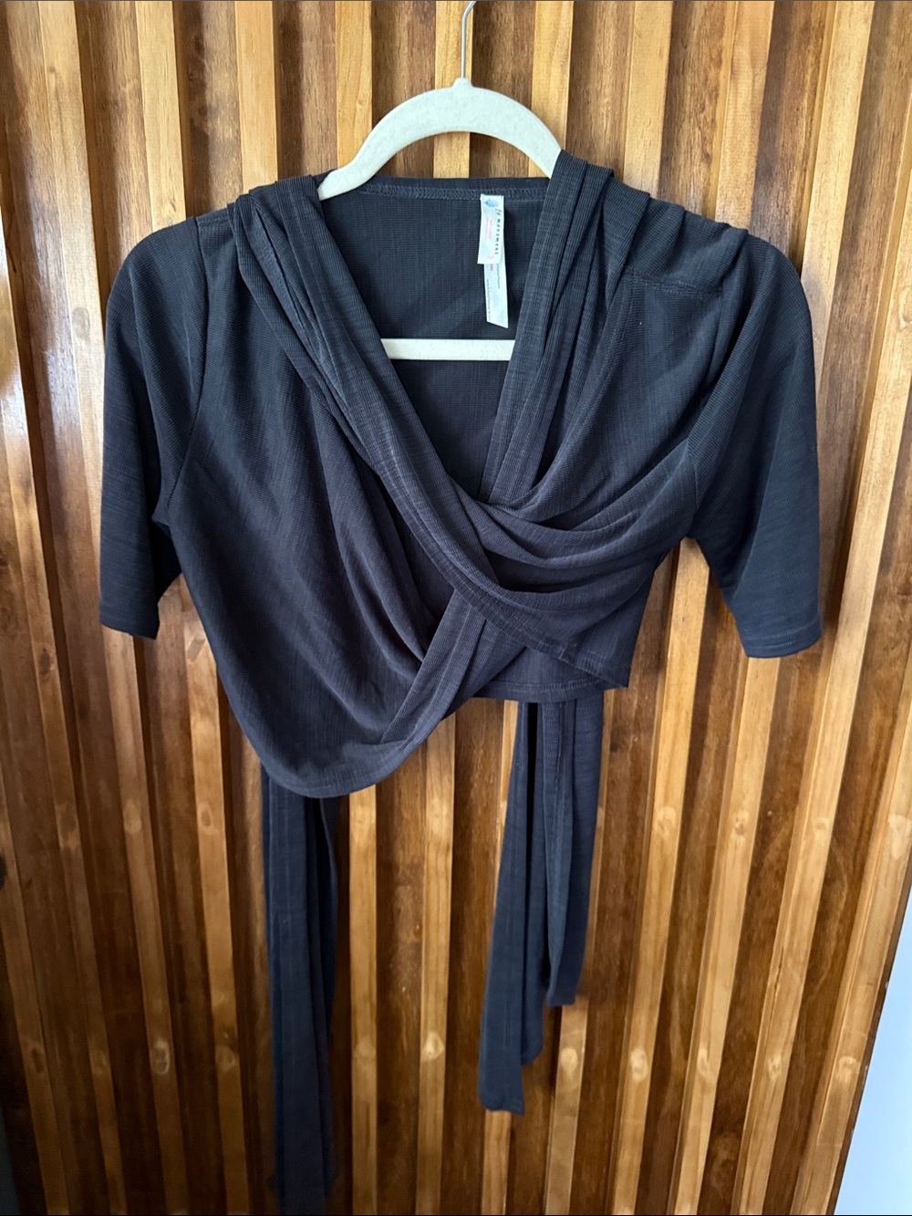 Free People Movement Sacred Wrap Crop Top. S